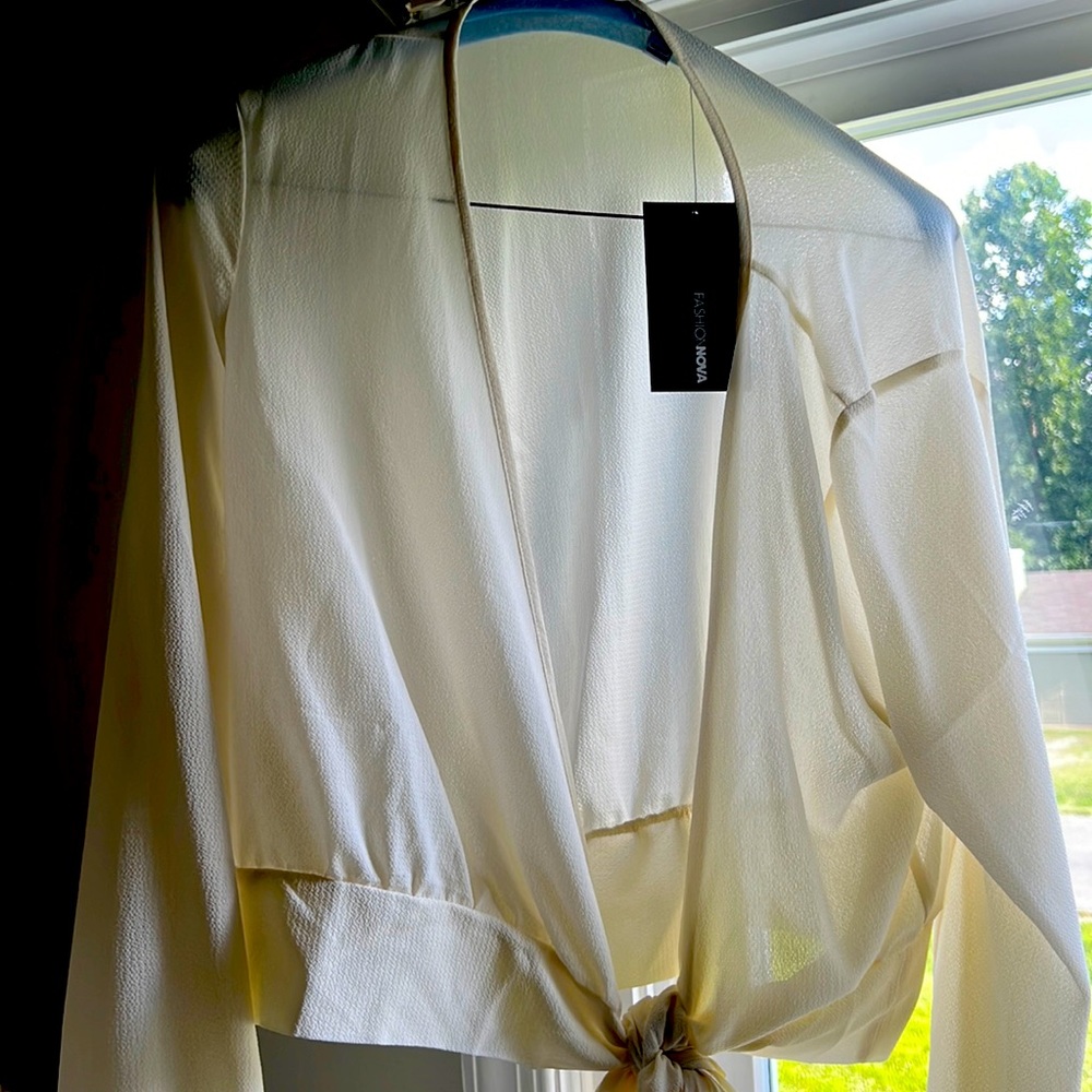 Tie up blouse